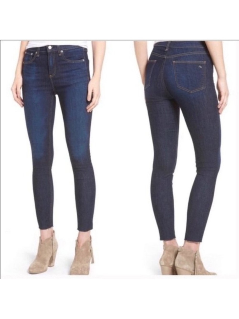 Rag & Bone Women’s 10” Ankle Skinny Mad River Jeans Size 29
